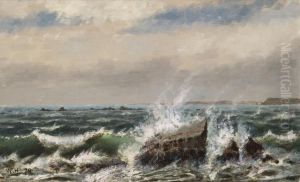 Rocks Of Maine by William Formby Halsall