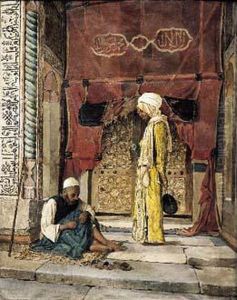 Mendiant Et Chef Arabe