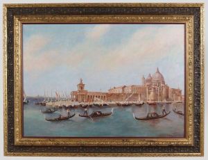 A Venetian Scene by Edward Wilbur Dean Hamilton
