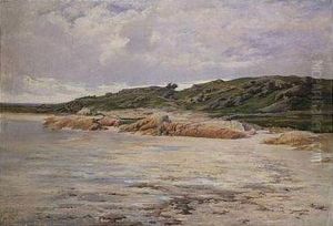 Rocky Beach In Brittan0 by Edward Wilbur Dean Hamilton