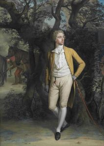 Portrait Of Arthur Hill, 2nd Marquess Of Downshire (1753-1801) by Hugh Douglas Hamilton