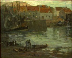 In The Harbour by James Whitelaw Hamilton