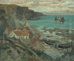 Sundown, At The Village by James Whitelaw Hamilton