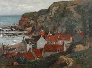 Coastal Fishing Village, Believed To Be Ross,near Kirkcudbright