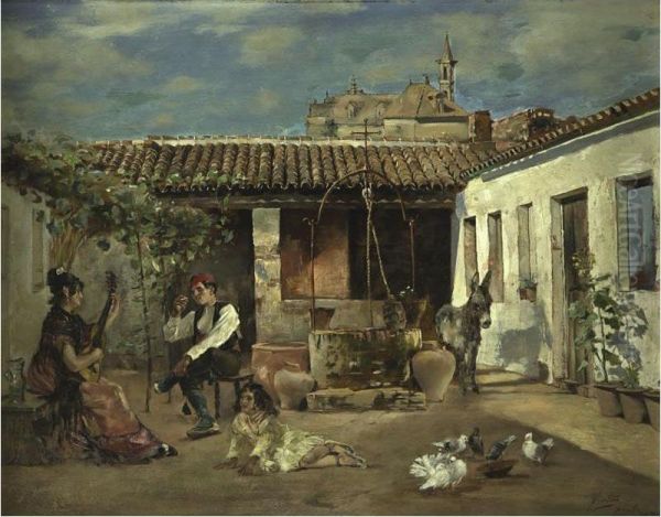 A Patio In Seville - view 1