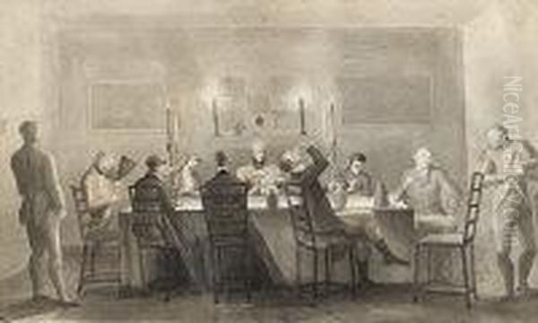 A Country Dinner Party - view 1