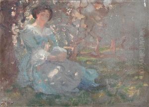 Sunlight In The Orchard by Vereker Monteith Hamilton