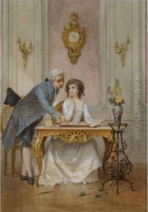 Drawing Class by Edouard J. Conrad Hamman