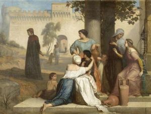 Historical Scene From The Life Of Dante