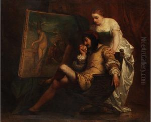 Der Junge Maler Tizian by Edouard J. Conrad Hamman