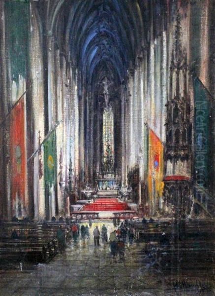 Interior Of Munich Cathedral - view 1