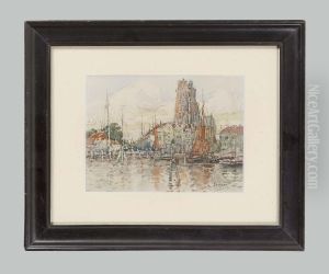 Hafen Von Dordrecht by Otto Hammel
