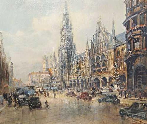 Der Marienplatz Inmunchen - view 1