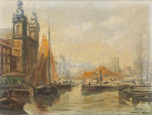 Ansicht Von Amsterdam by Otto Hammel