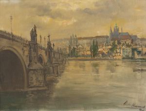 Ansicht Von Prag by Otto Hammel