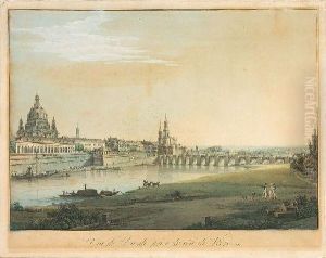 "vue Dedresde Prise Du Cote De Nord-est."