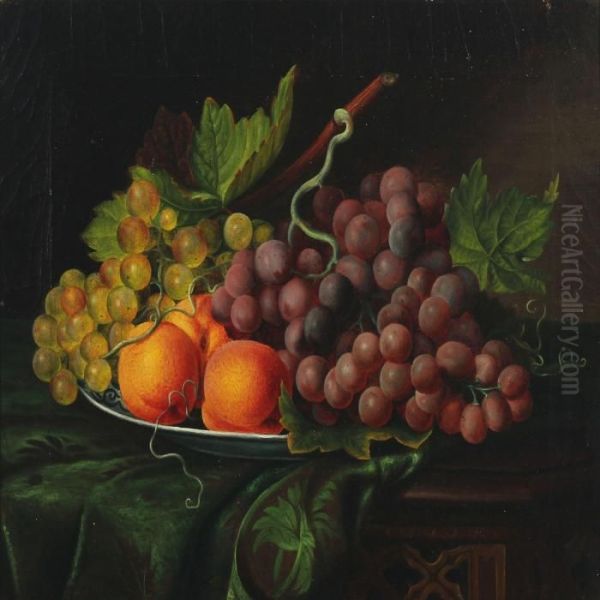 Still Life With Grapes And Peaches - view 1