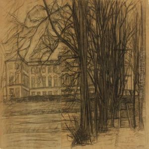 Scenery From Frederiksberg Castle by Svend Hammershoi