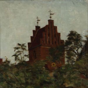 Naestved Church, Denmark by Svend Hammershoi