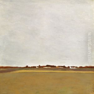 Rainy Summer Landscape From Virum Near Frederiksdal