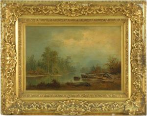 River Landscape by John Olson Hammerstad