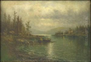 River Scene by John Olson Hammerstad