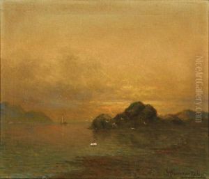 Inlet Scene, Sunset by John Olson Hammerstad