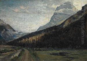 Railway Through The Fraser River Valley