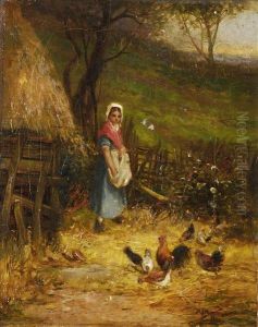 Feeding The Hens by Robert John Hammond