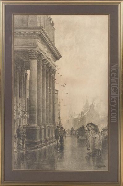The Theatre Royal, Nottingham Signed And Dated 'hammond/1885' (lower Right) - view 1