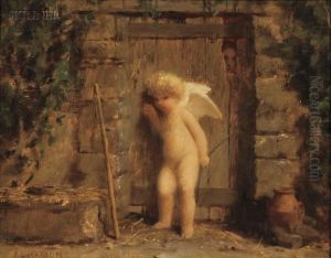 Cupid At The Door by Jean-Louis Hamon