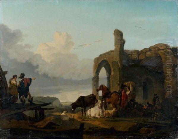 Le Bivouac Dans Les Ruines - view 1
