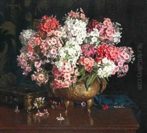 Phlox Still Life by Carl Hampel