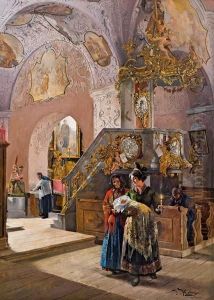 Die Taufe by Johann Hamza