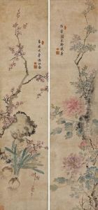 Peony & Plum Blossom by Lee Hanchul