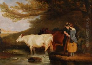 Young Lovers Atthe Watering Place by Charles Hancock