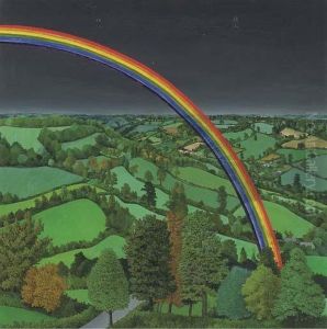 Landscape With A Rainbow by John Hancock