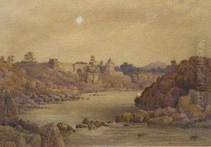 River Scene, Central Provinces
