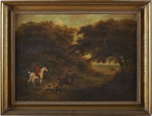The Hunt In Full Cry by Thomas Hand