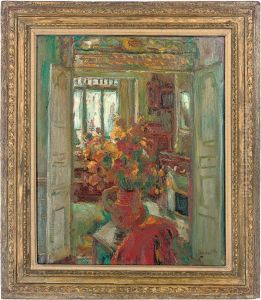 Summer Flowers In A Vase, In An Interior