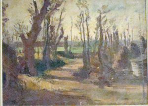 Sous Bois En Automne by Paul Hannaux