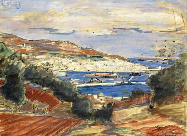 Alger, Debarquement Americain, Du 12 Novembre 42 Vu De Kouba - view 1