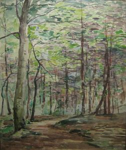 Bosgezicht. by Theodore Hannon