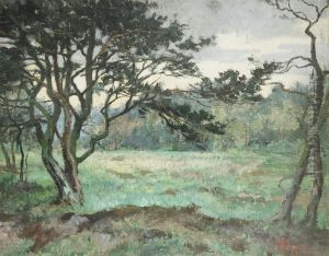 Meadow In The Woods by Theodore Hannon