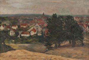 Auf Dem Hugel Vor Der Stadt by Johannes Hansch