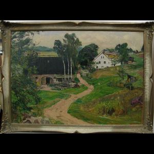 Farm Study by Johannes Hansch