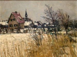 Rahnsdorf Im Winter by Johannes Hansch