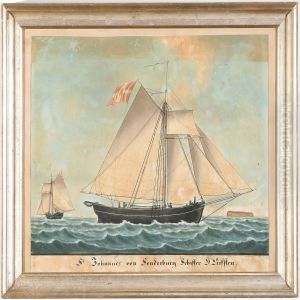 The Yacht "st. Johannes Von Sonderburg, Schiffer H. Afsten" by B.H. Hansen