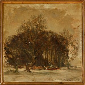 An Autumn Forest by Carl Hansen