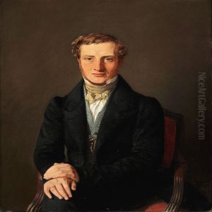 Portrait Of Theologian And Historian Frederik Hammerich